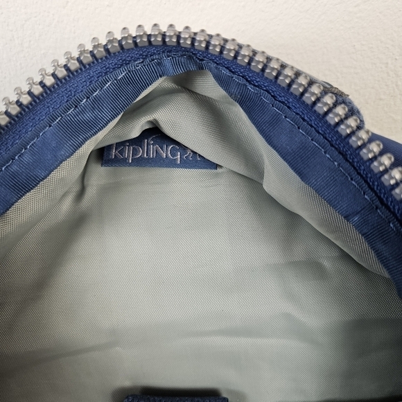 KIPLING Seoul Backpack Blue with Charm - Picture 10 of 11